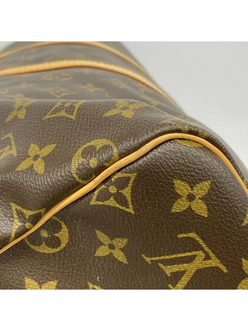 Louis Vuitton Boston Bag Monogram Keepall Bandouliere 55 Brown